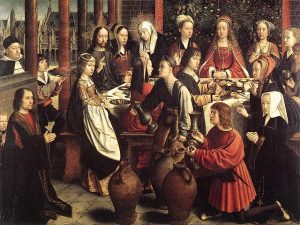 Marriage at Cana, c. 1500, Gerard David, Musée du Louvre, Paris available from wikipedia