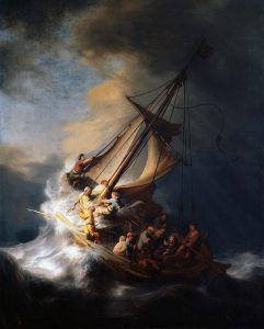 The Storm on the Sea of Galilee by Rembrandt, 1632.