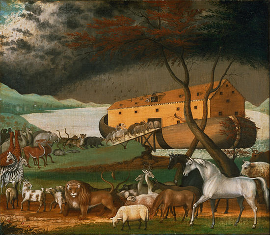 Edward Hicks' painting of Noah's Ark